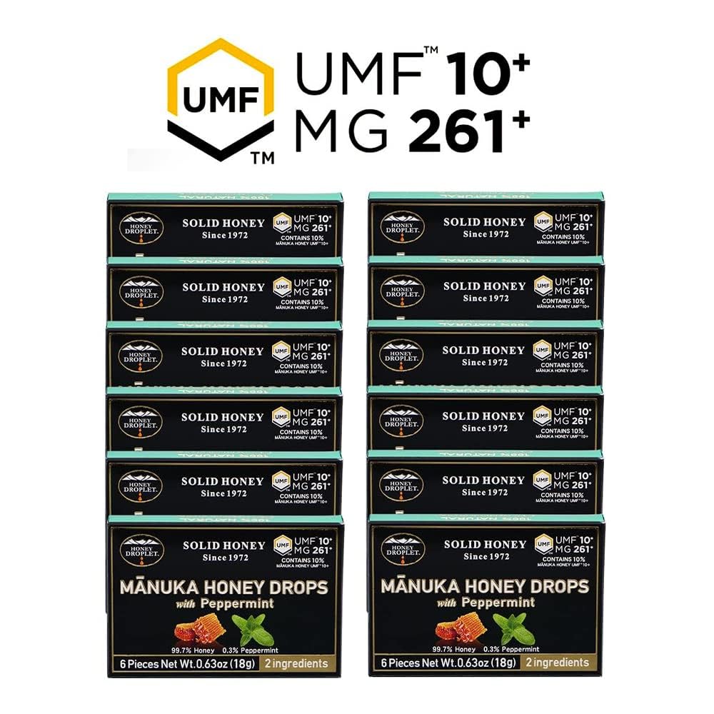 Peppermint Manuka Honey Drops – UMF™ 10+ Blend