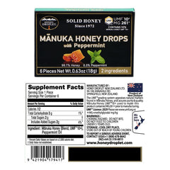 Peppermint Manuka Honey Drops – UMF™ 10+ Blend