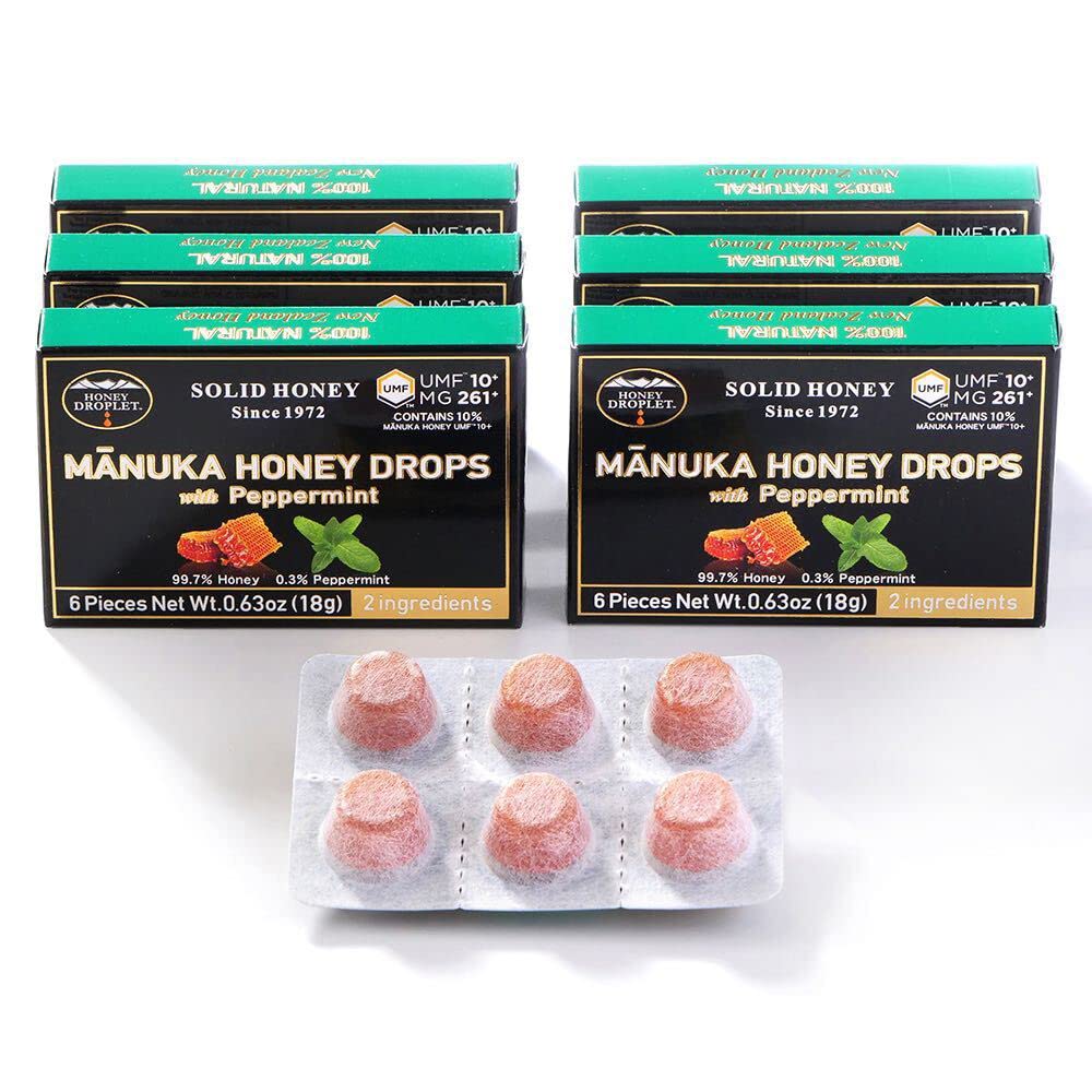 Peppermint Manuka Honey Drops – UMF™ 10+ Blend