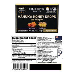 Ginger Manuka Honey Drops – UMF™ 10+ Blend
