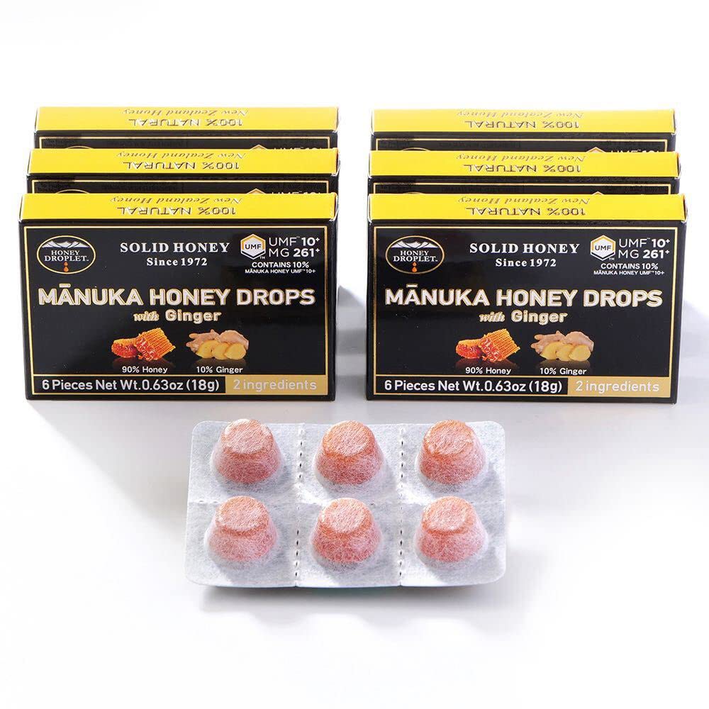 Ginger Manuka Honey Drops – UMF™ 10+ Blend