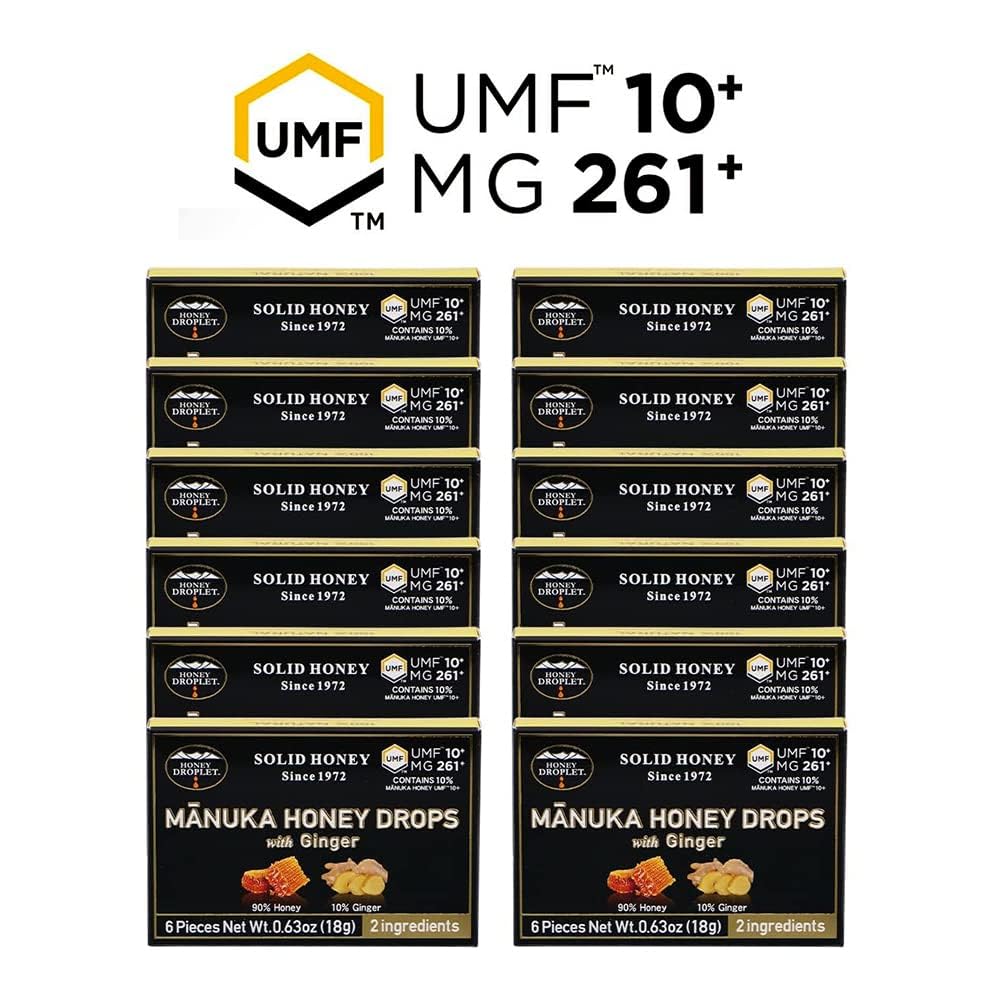 Ginger Manuka Honey Drops – UMF™ 10+ Blend