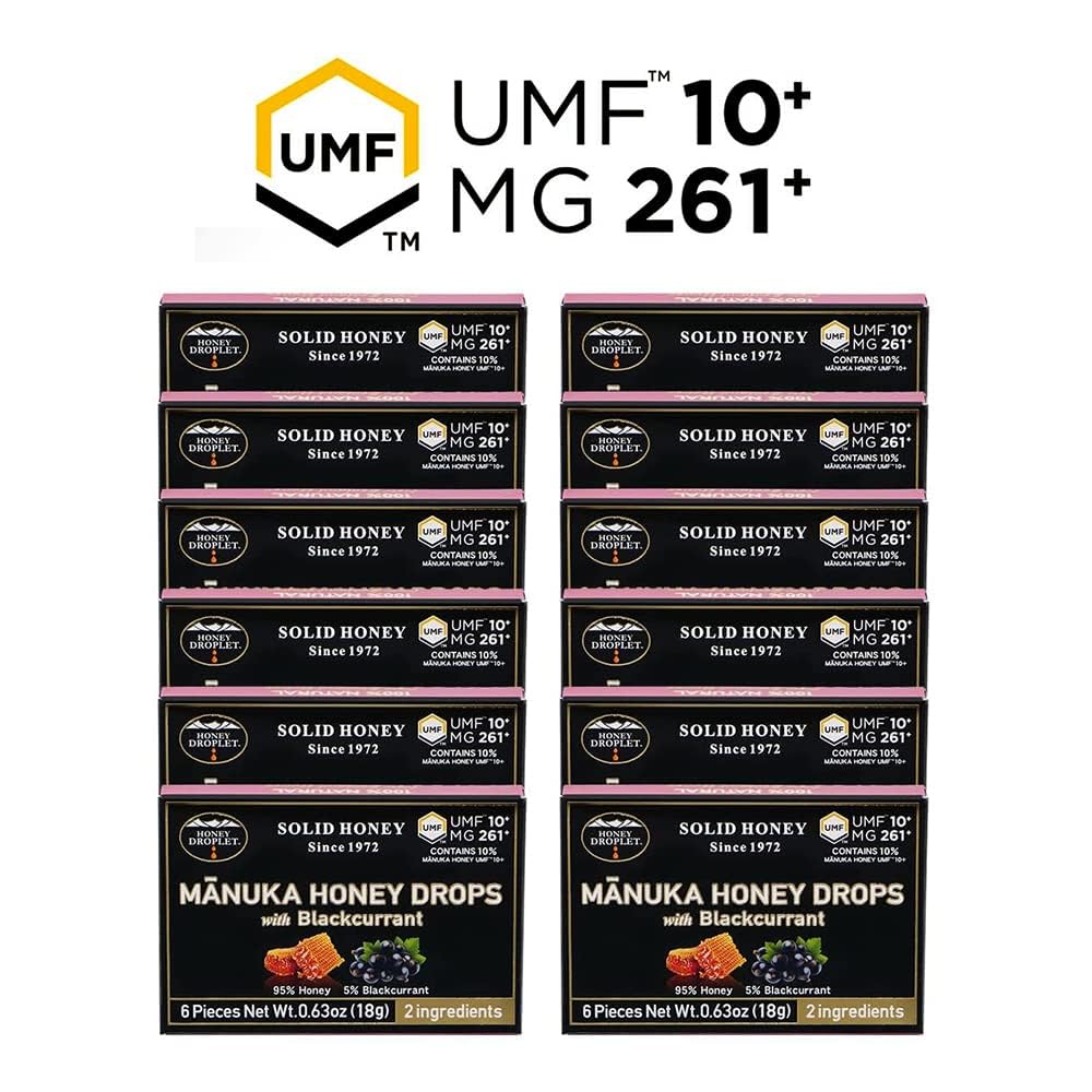 Blackcurrant Manuka Honey Drops – UMF™ 10+ Blend